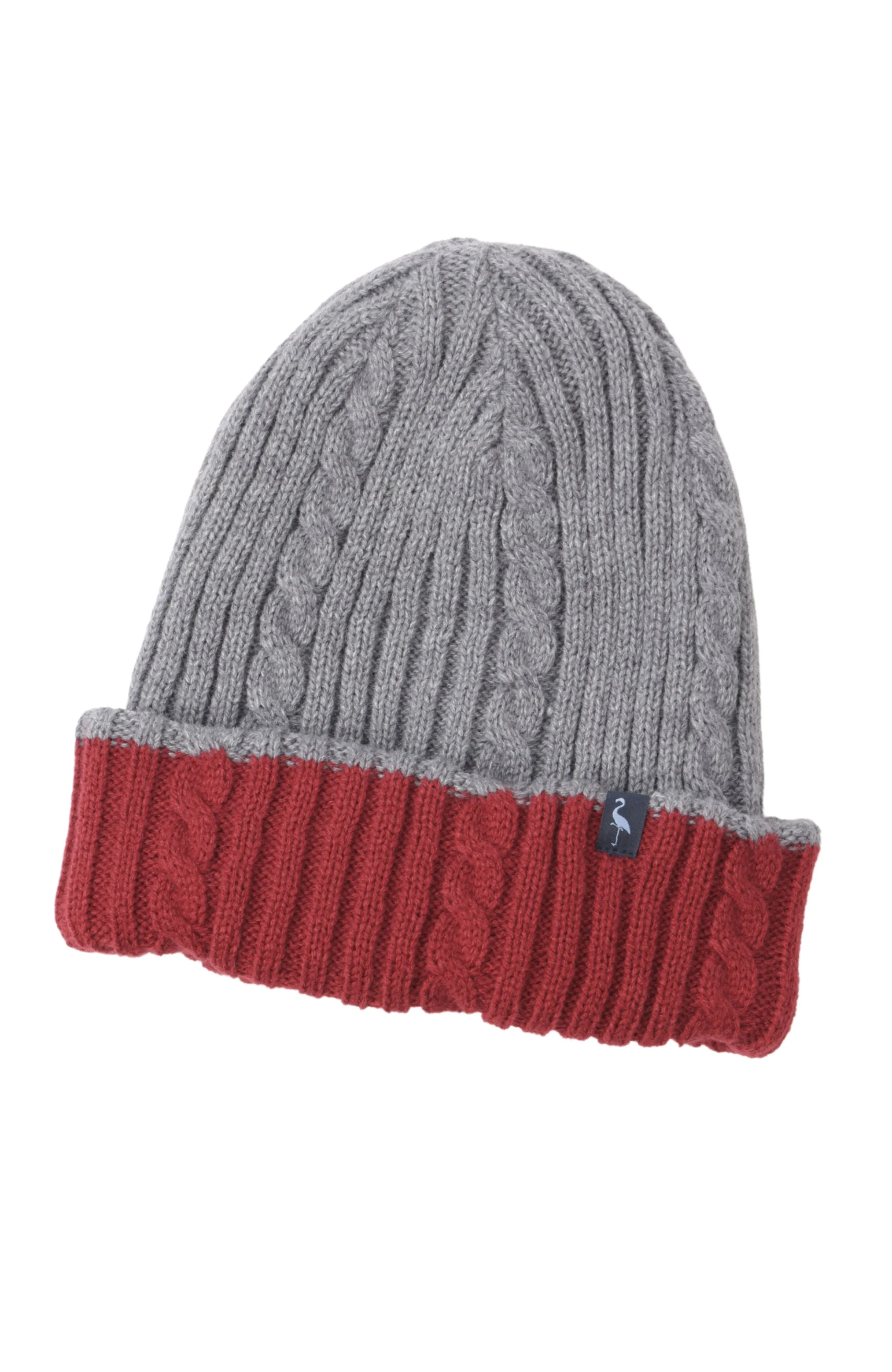 TailorByrd Cable Knit Reversible Beanie