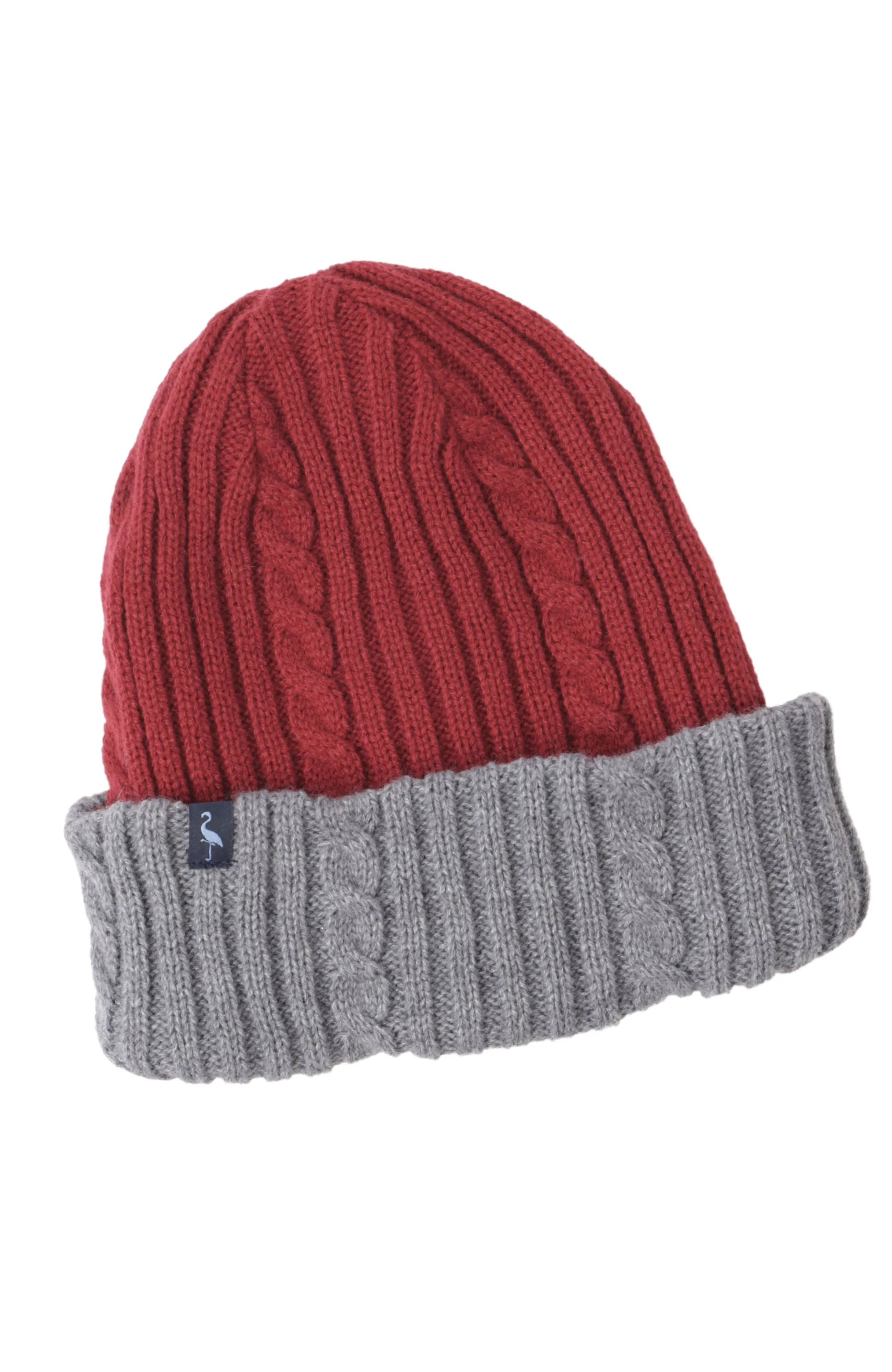 TailorByrd Cable Knit Reversible Beanie