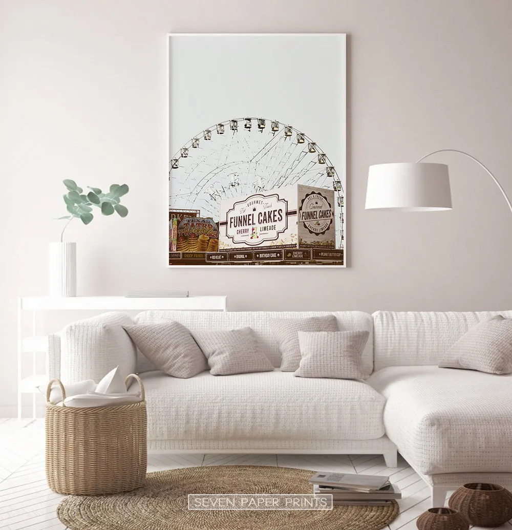 Texas Star Ferris Wheel Wall Art