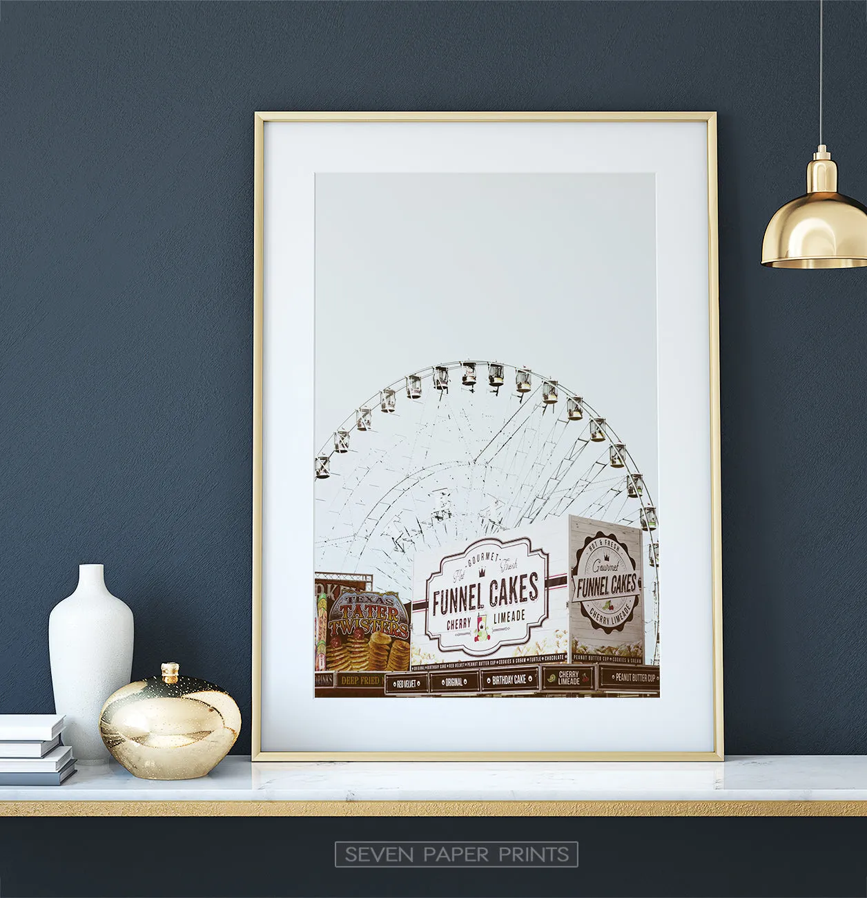 Texas Star Ferris Wheel Wall Art