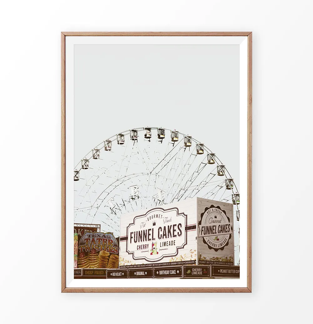 Texas Star Ferris Wheel Wall Art