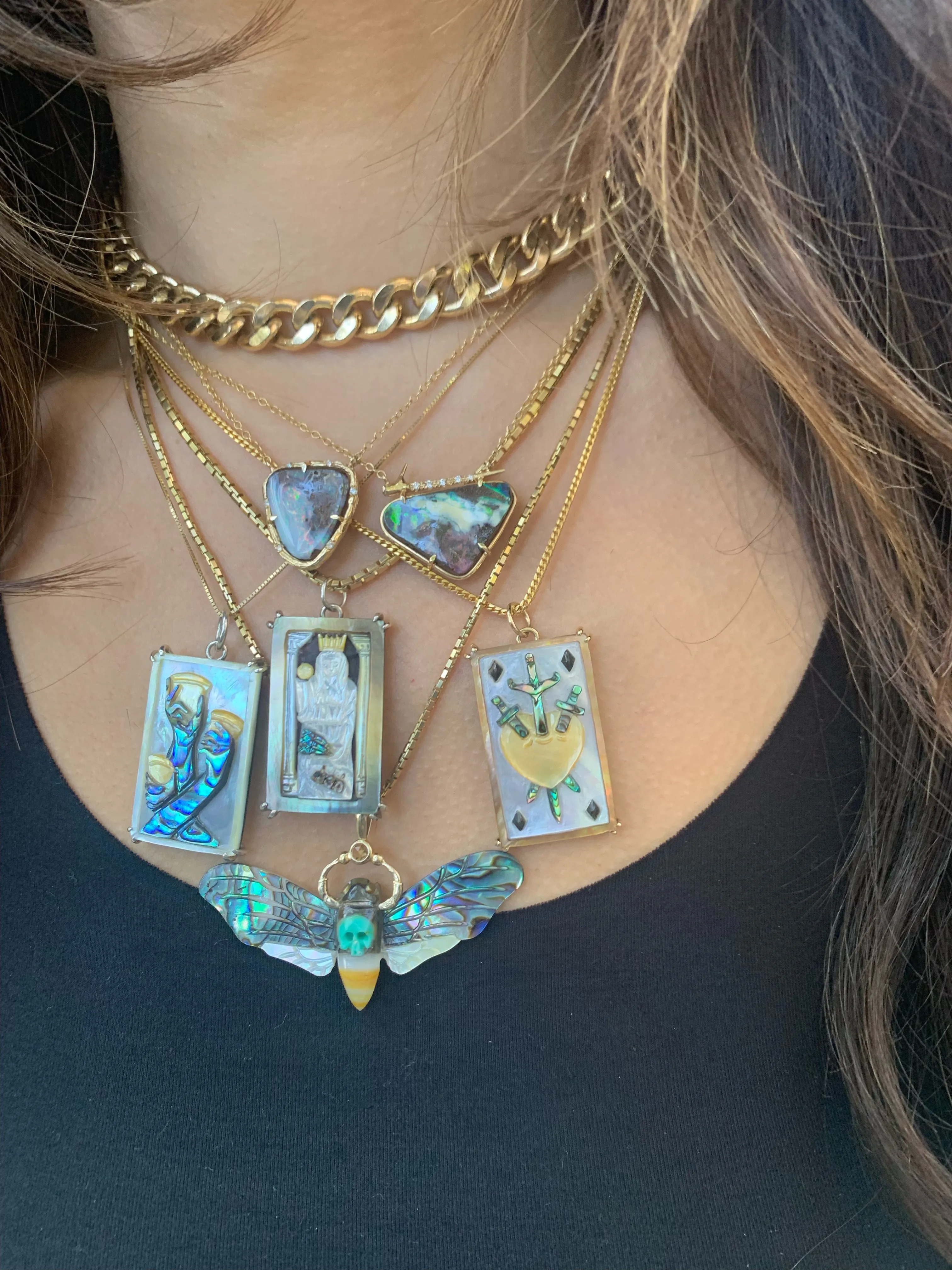 The Empress Tarot Charm, Silver