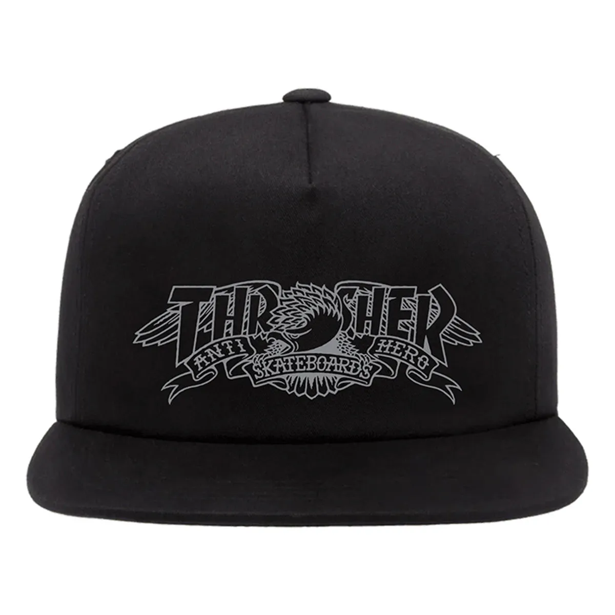 Thrasher - Anti Hero Mag Banner Snapback Black