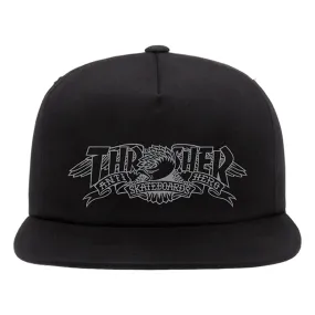 Thrasher - Anti Hero Mag Banner Snapback Black