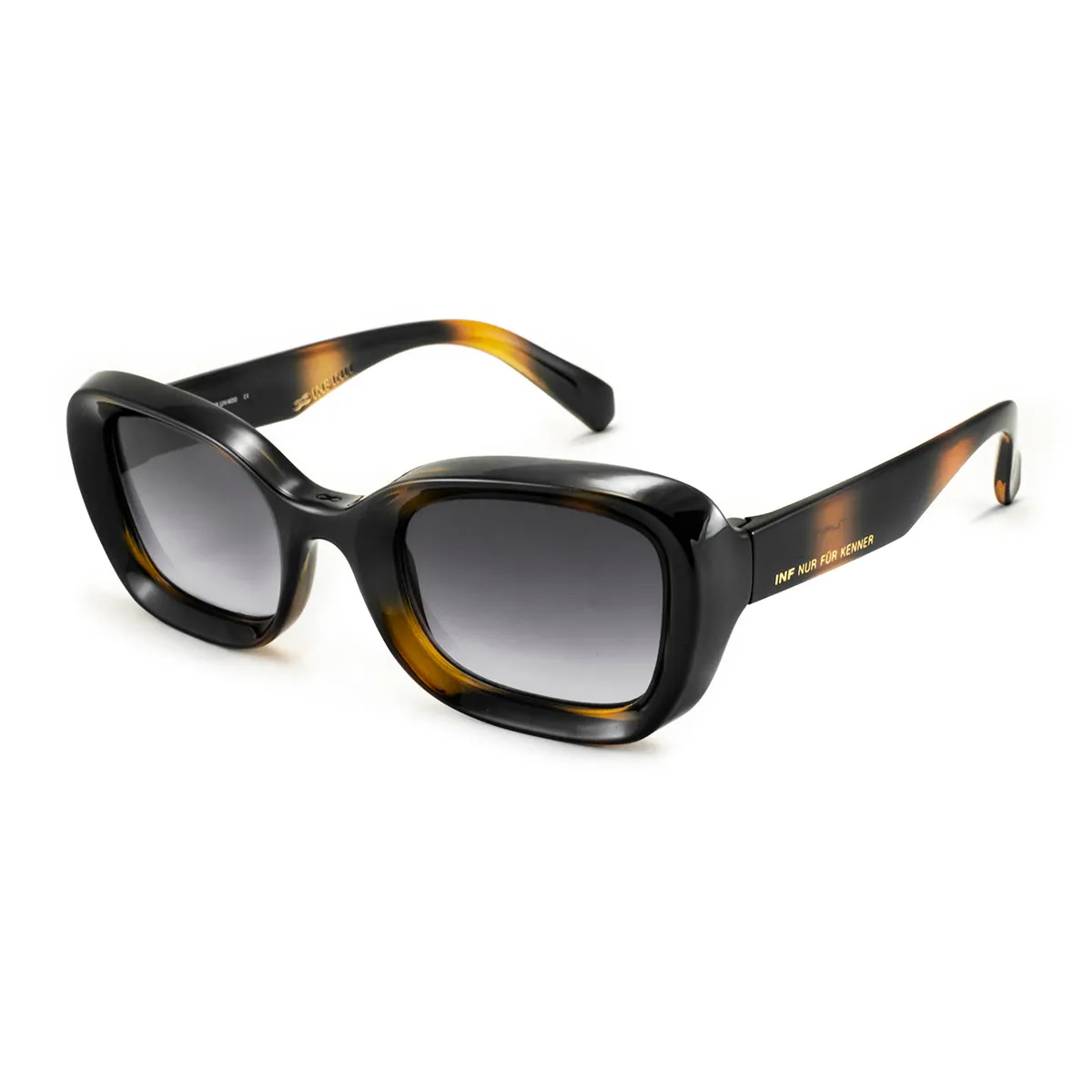 Turin - Tortoise - Grey Gradient Lens
