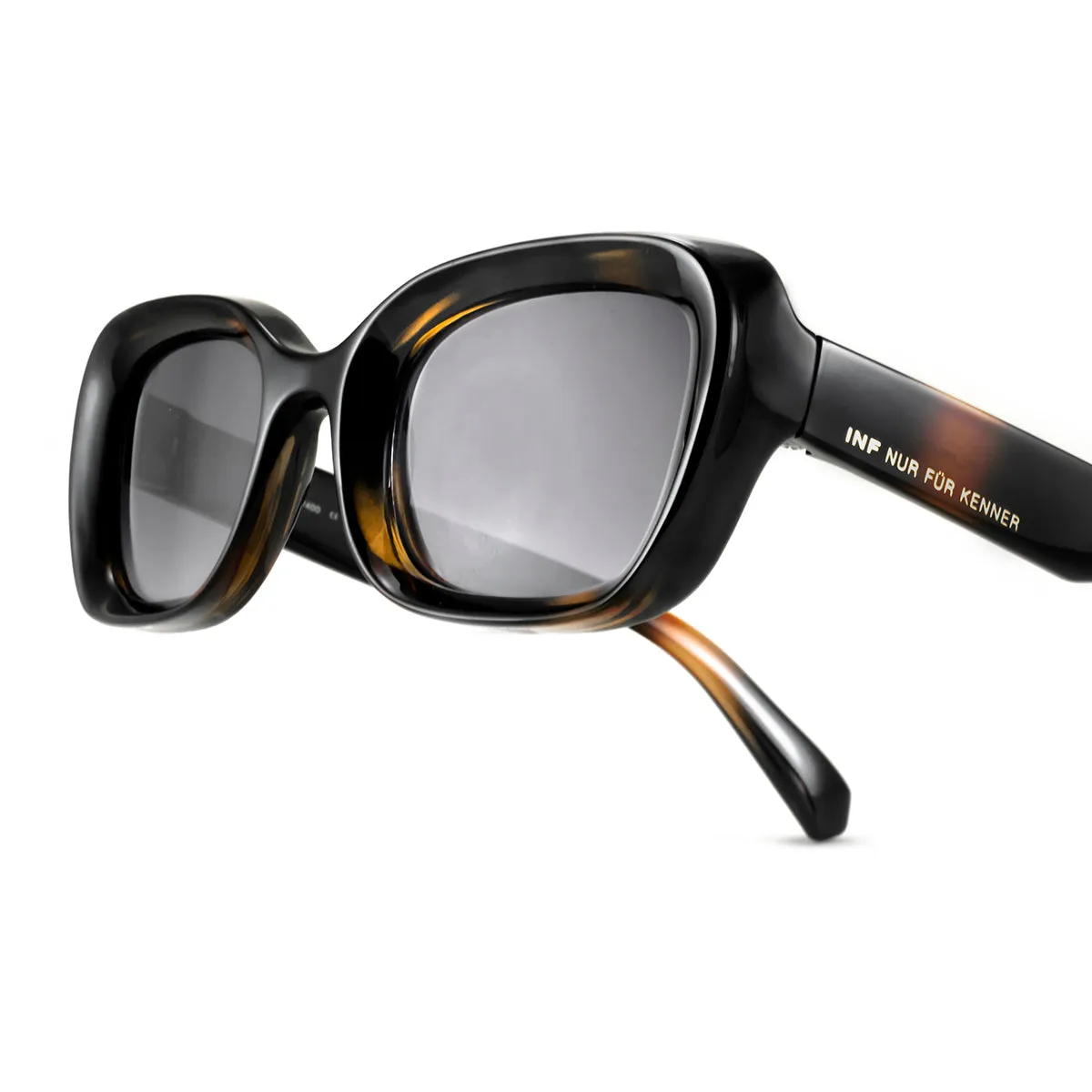 Turin - Tortoise - Grey Gradient Lens