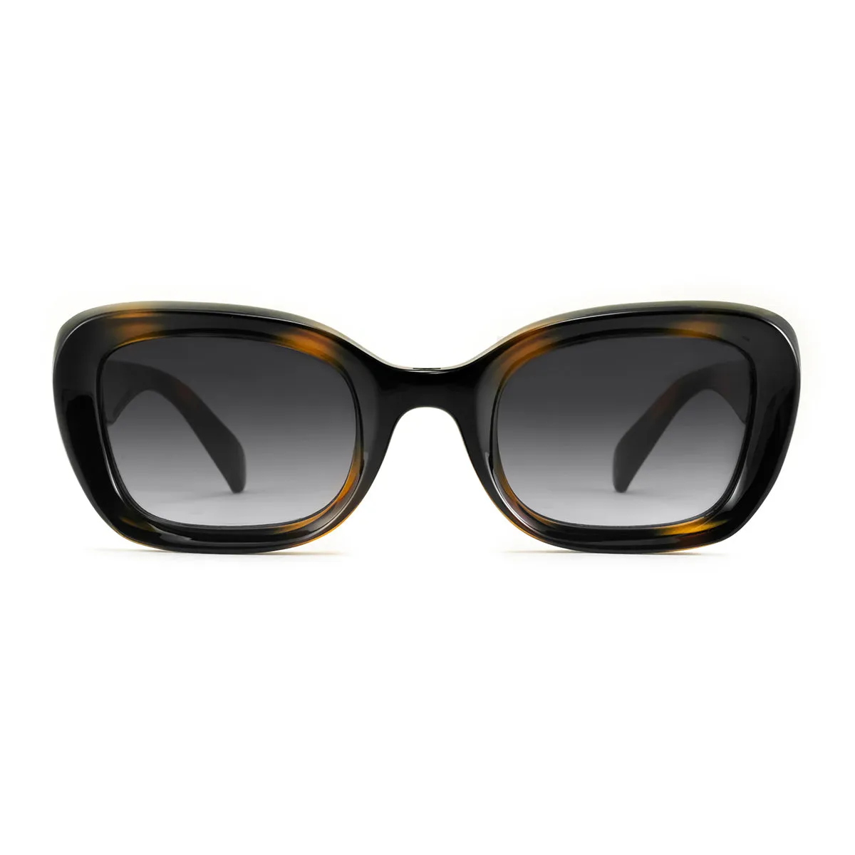 Turin - Tortoise - Grey Gradient Lens