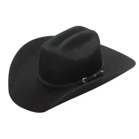 TWISTER DALLAS BLACK WOOL WESTERN HAT