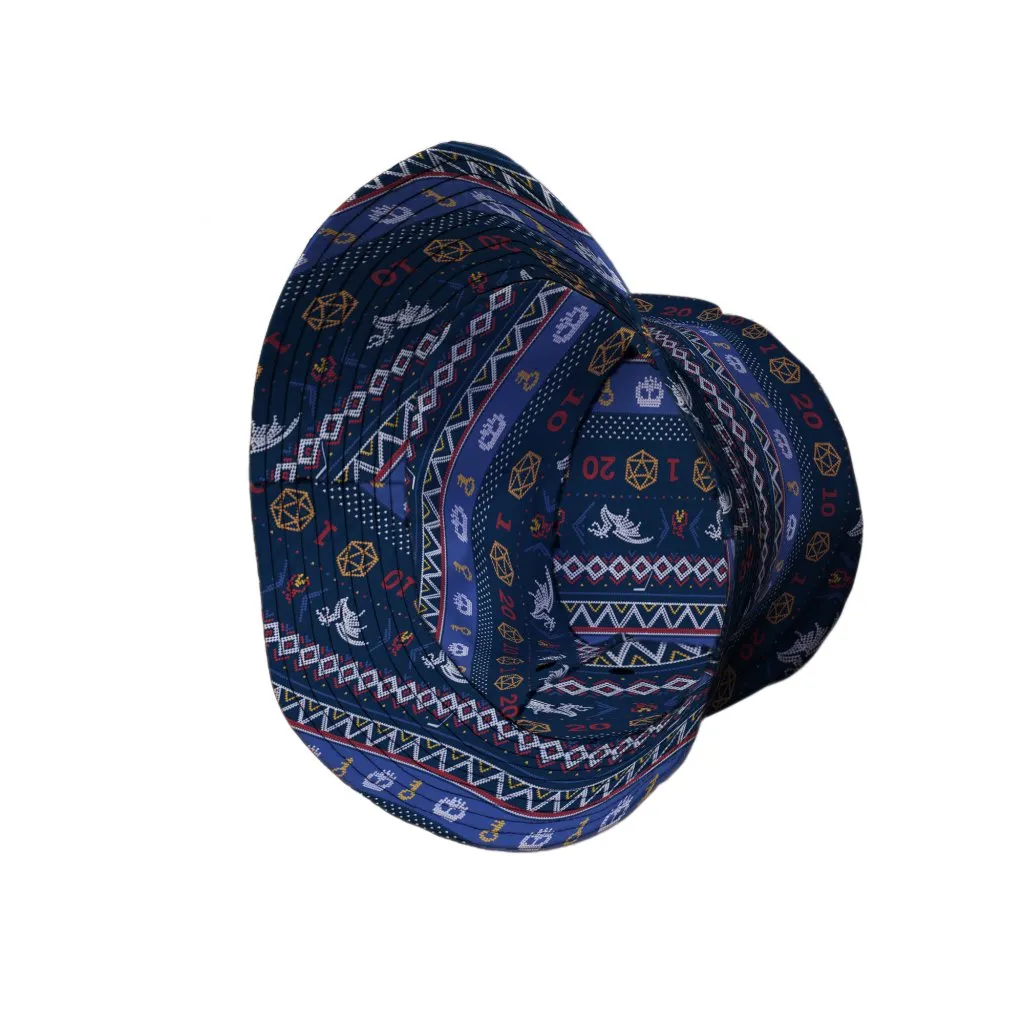 Ugly Christmas Sweater DND Adventure Bucket Hat