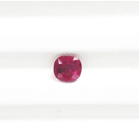 Unheated Pigeon Blood Red Burmese Mong Hsu Ruby SQ 1.56CT G168
