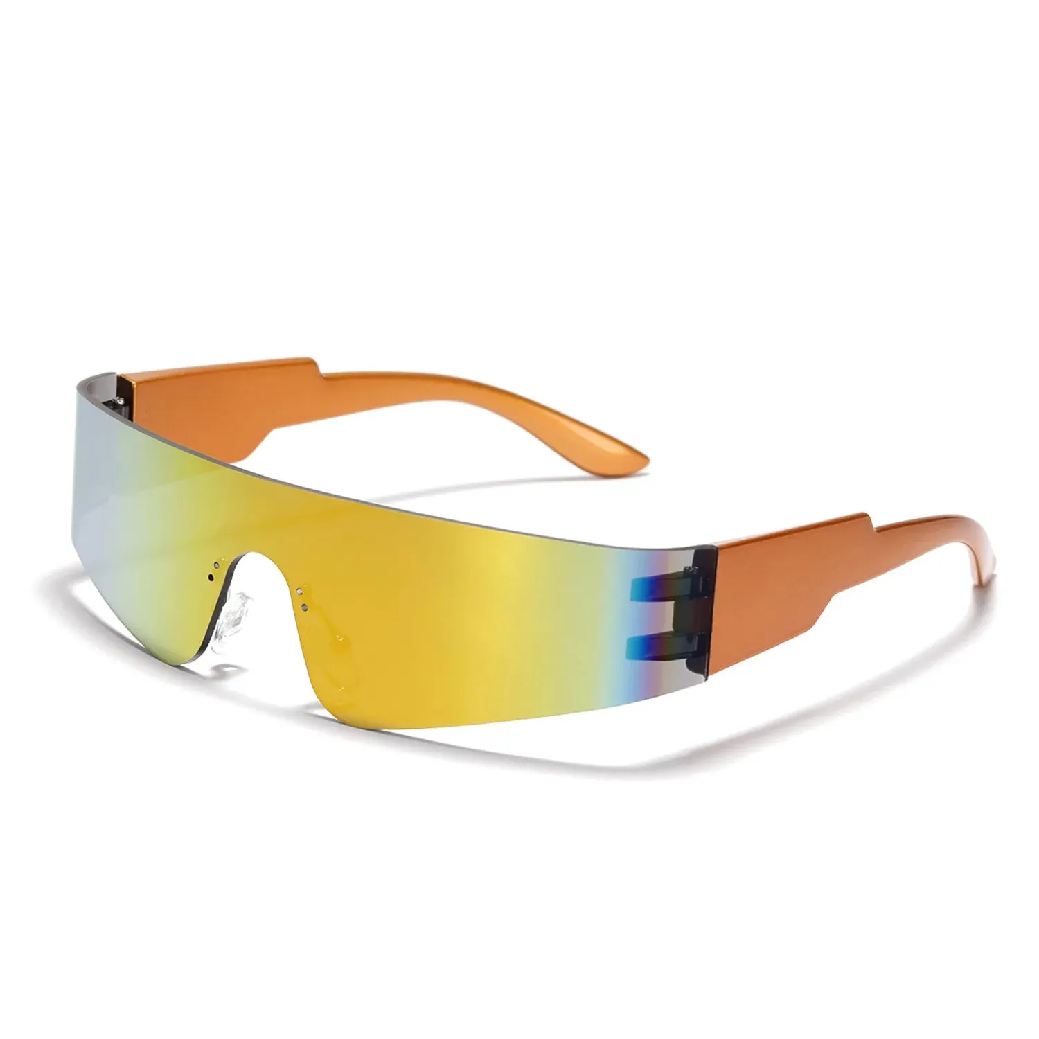 VAIGE Vibrant Rimless Sunglasses - Multicolor UV400 Protection
