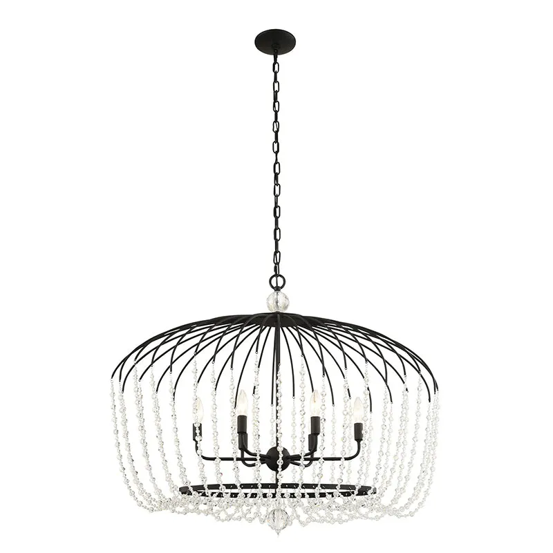 Varaluz 343N06 Voliere 6-lt 36" Pendant