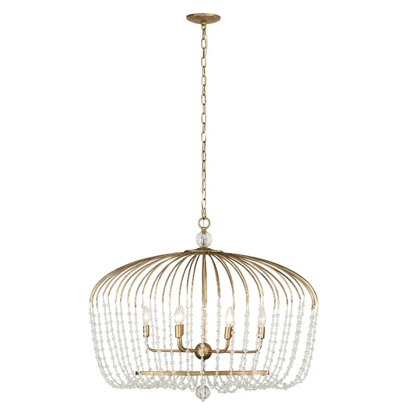 Varaluz 343N06 Voliere 6-lt 36" Pendant