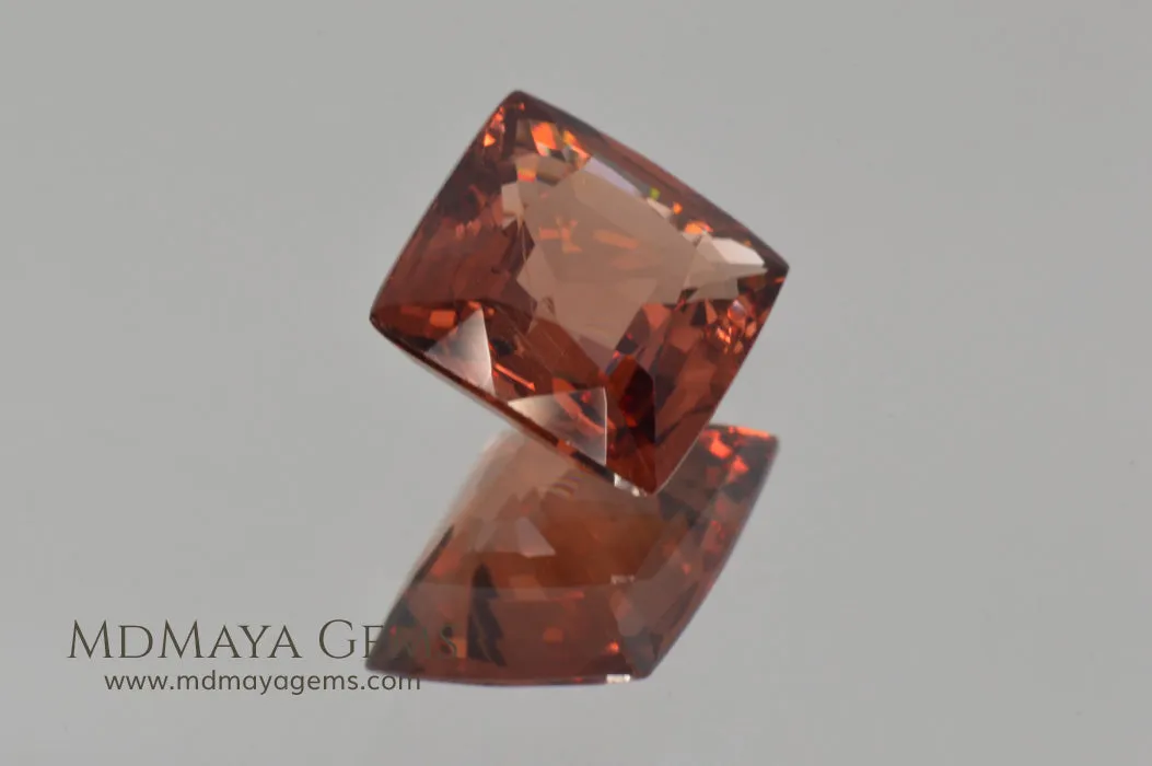 Very Impressive Flame Orange Spinel! Burma. Cushion Cut. 2.29 ct. Amazing!