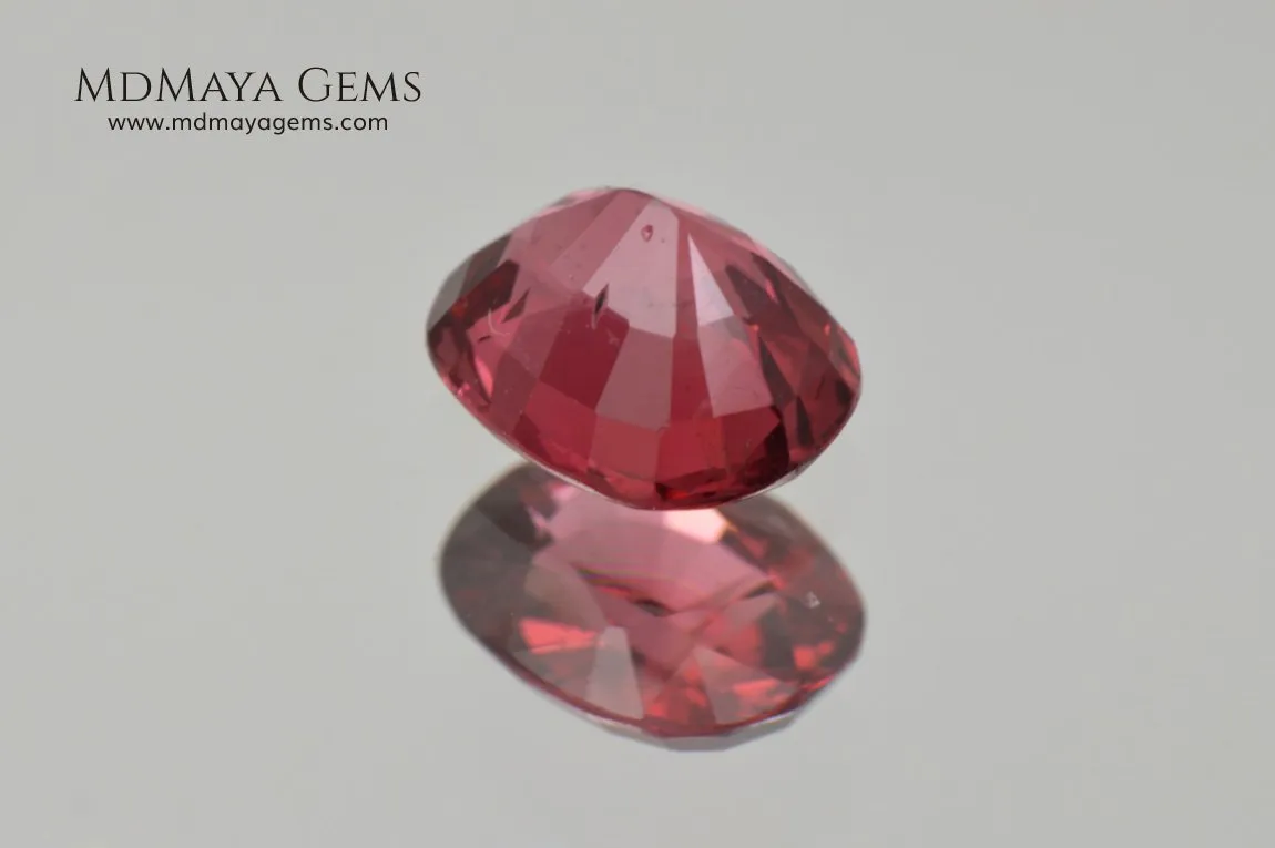 Vivid Red Spinel cushion cut 1.06 ct