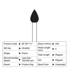 [WINTER] Shofu Diamond Point FG Regular Grit #117 10/Box